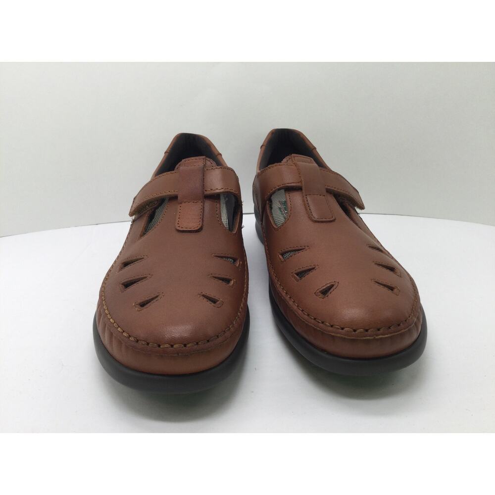 SAS Roamer Chestnut Brown Slip On Loafer Womens 7.5N Comfort Shoes New - Picture 4 of 12